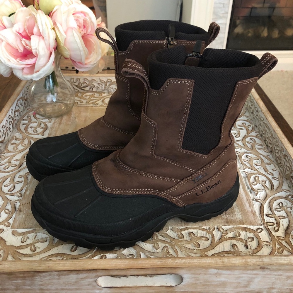 L.L. Bean Men/Teen Tek 2.5 Snowboots Size 7